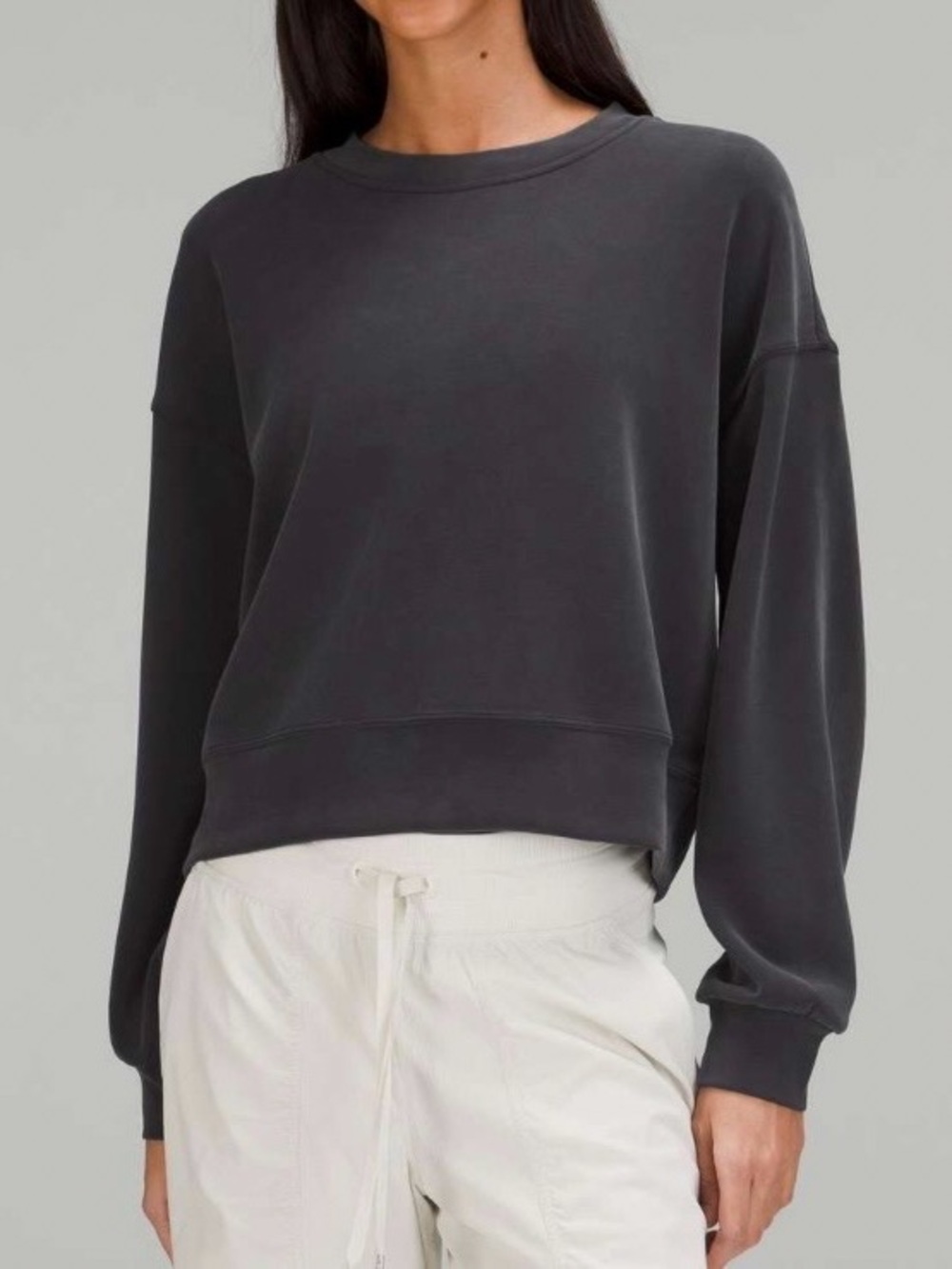 Lululemon Softstreme Perfectly Oversized Cropped Crew